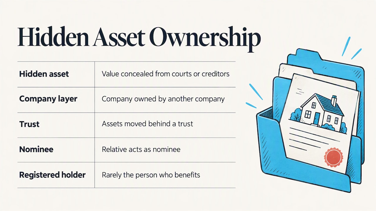 Layers between asset holder and beneficiary