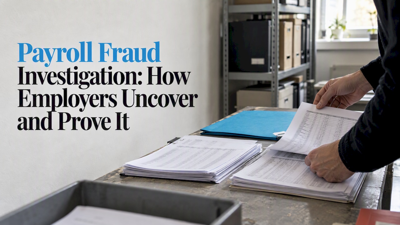 Payroll records beside timekeeping evidence