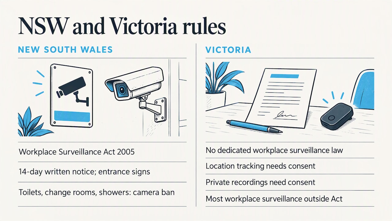 New South Wales and Victoria — overview diagram
