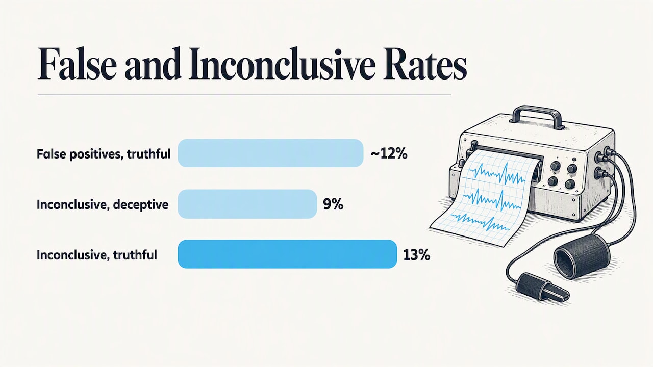 Polygraph false positive and inconclusive rates